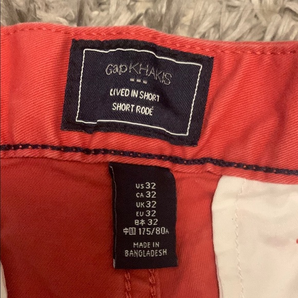 Men's Red Shorts - Picture 2 of 6